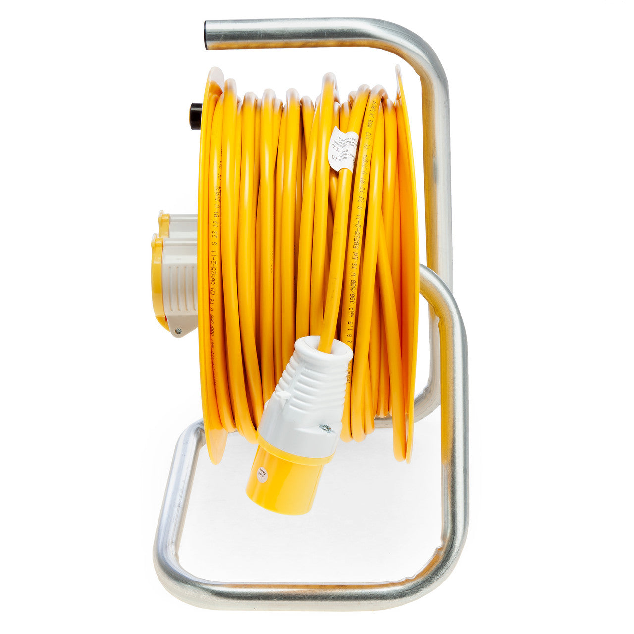 Connexion Cable Reel 1.5mm 16 Amp 50 Metres 2x Sockets 110V 8045
