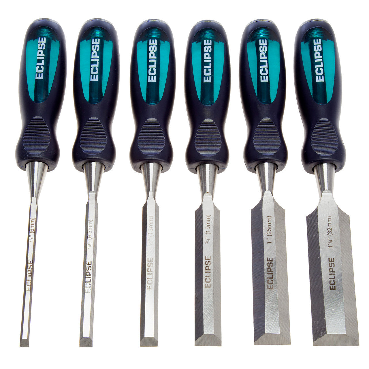 Eclipse High Impact Bevel Edge Wood Chisel Set 6 Piece BEWC6BCE