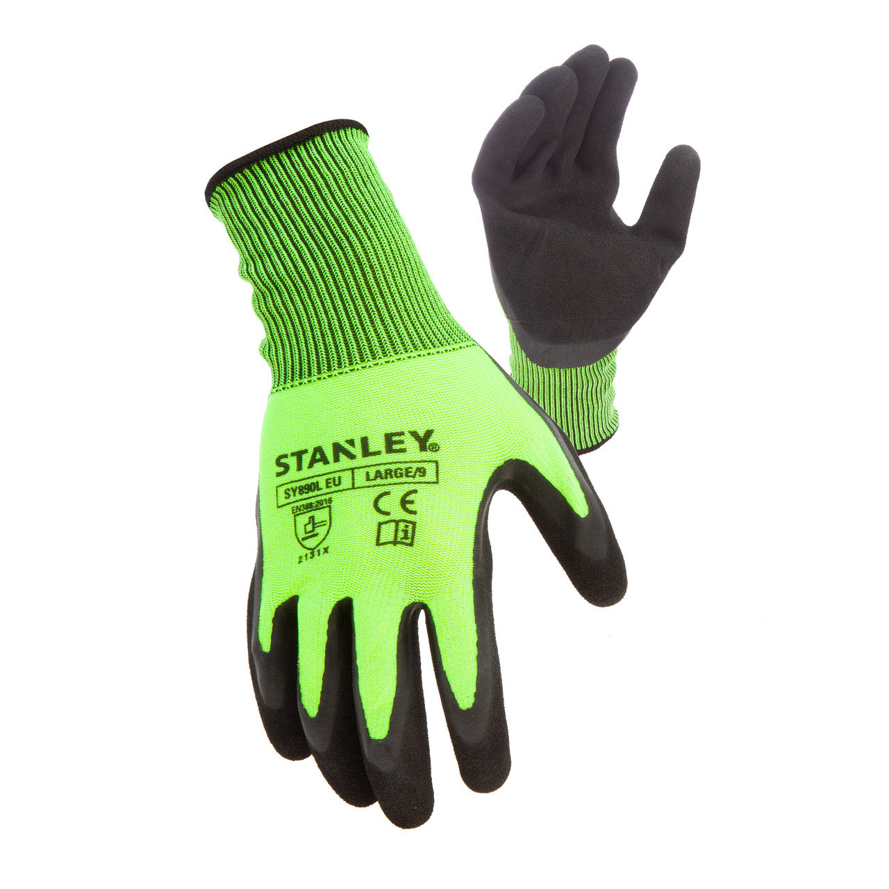 Stanley Coated Gripper Gloves Large SY890L EU