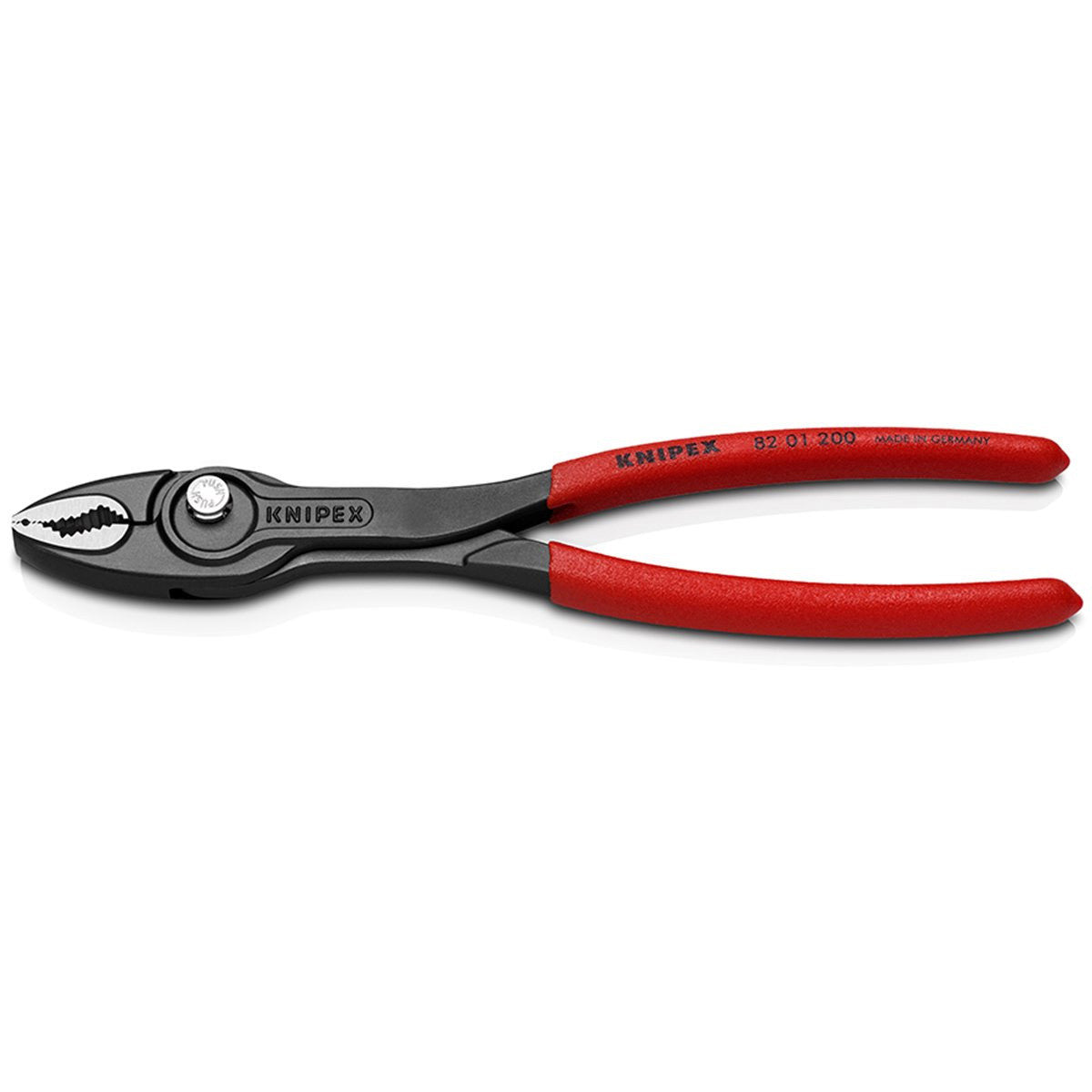 Knipex TwinGrip Slip Joint Plier 200mm For Pipes Worn Nuts etc 4-22mm 8201200SB