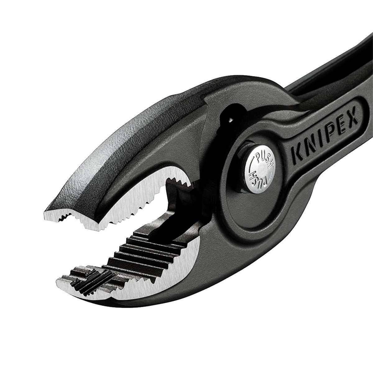 Knipex TwinGrip Slip Joint Plier 200mm For Pipes Worn Nuts etc 4-22mm 8201200SB