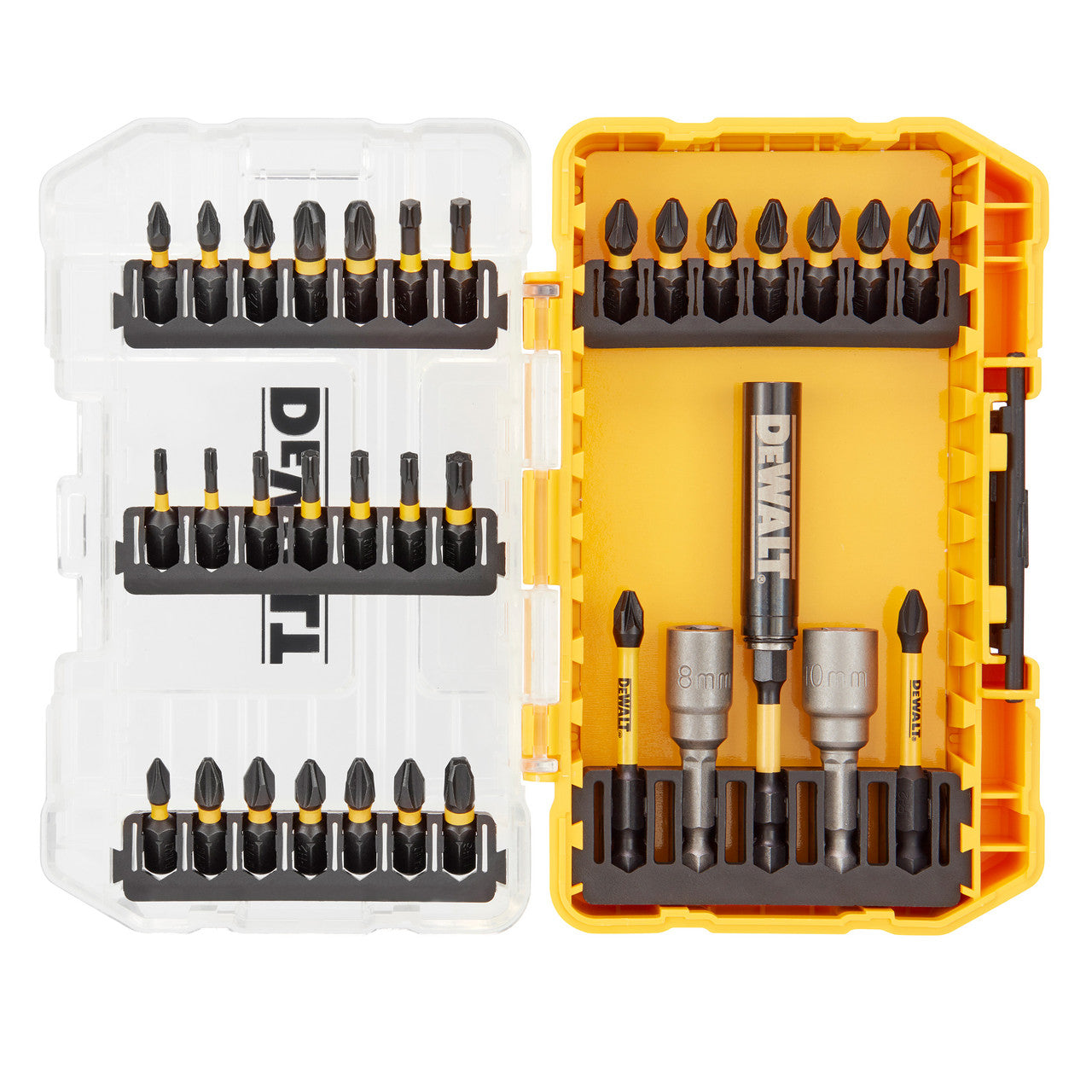 Dewalt Extreme FLEXTORQ Screwdriver Bit Set 33 Piece Mixed 1/4" Hex DT70742T