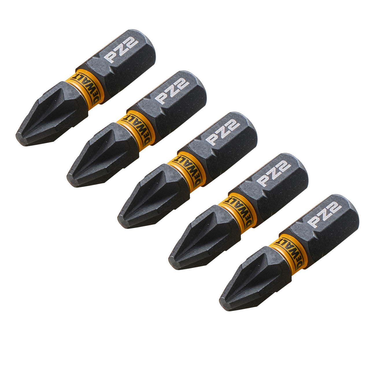 Dewalt Extreme FLEXTORQ PZ2 Screwdriver Bits 25mm Pack Of 5 DT7387T
