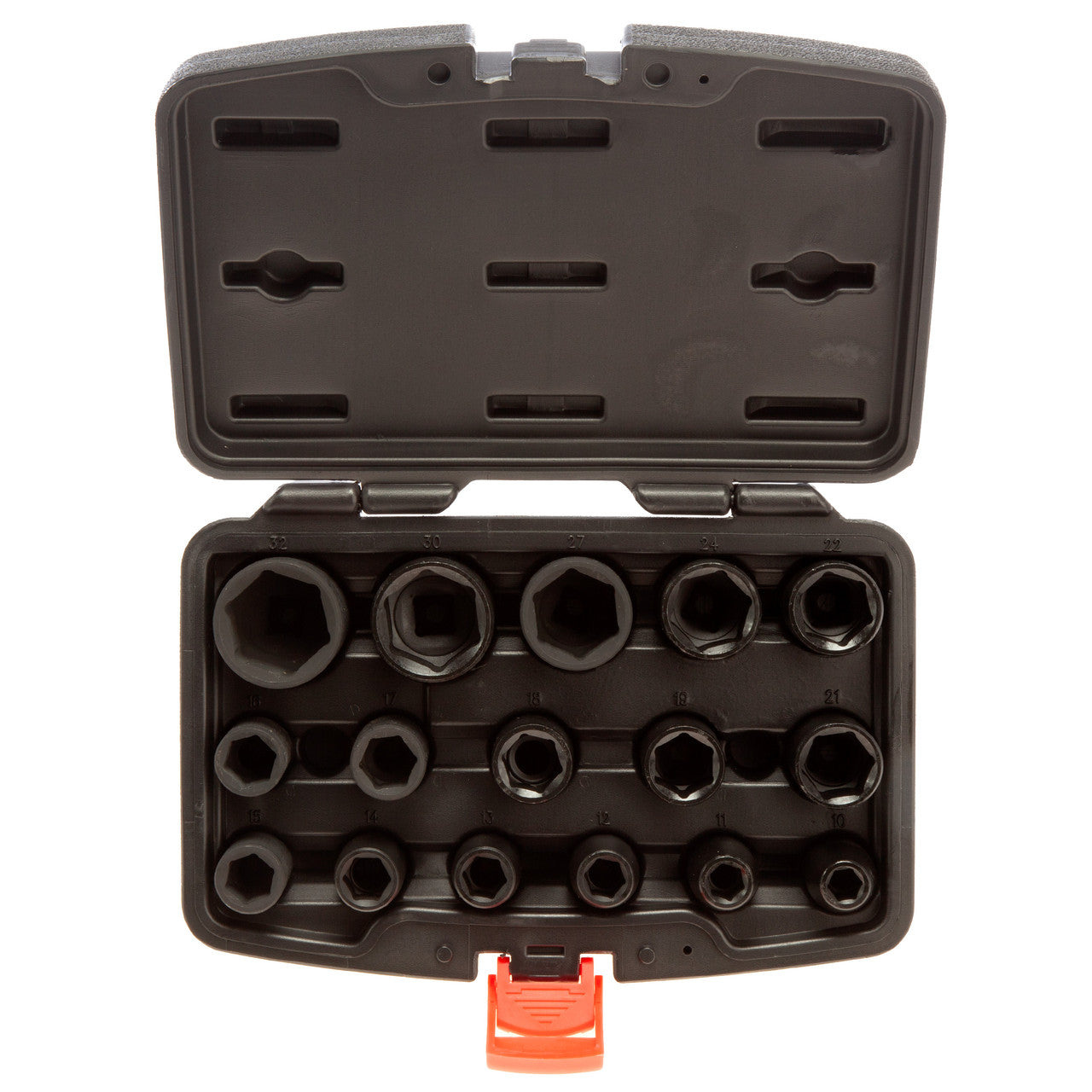 Sealey Metric Impact Socket Set 1/2in Square Drive 16 Piece 6 Point SEA-AK5624M
