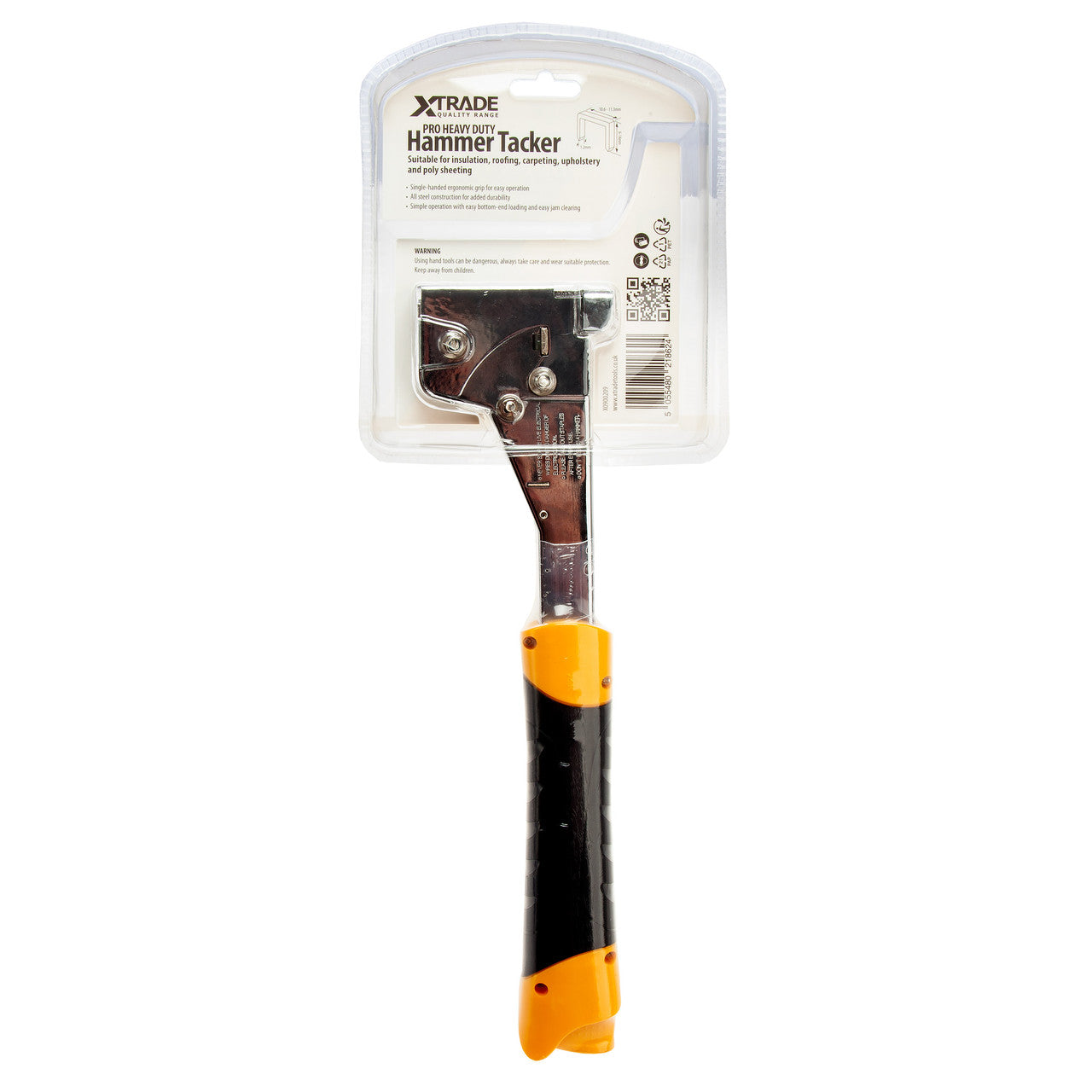 XTrade Pro Heavy Duty Hammer Tacker for Flat Wire Staples 6-14mm X0900209