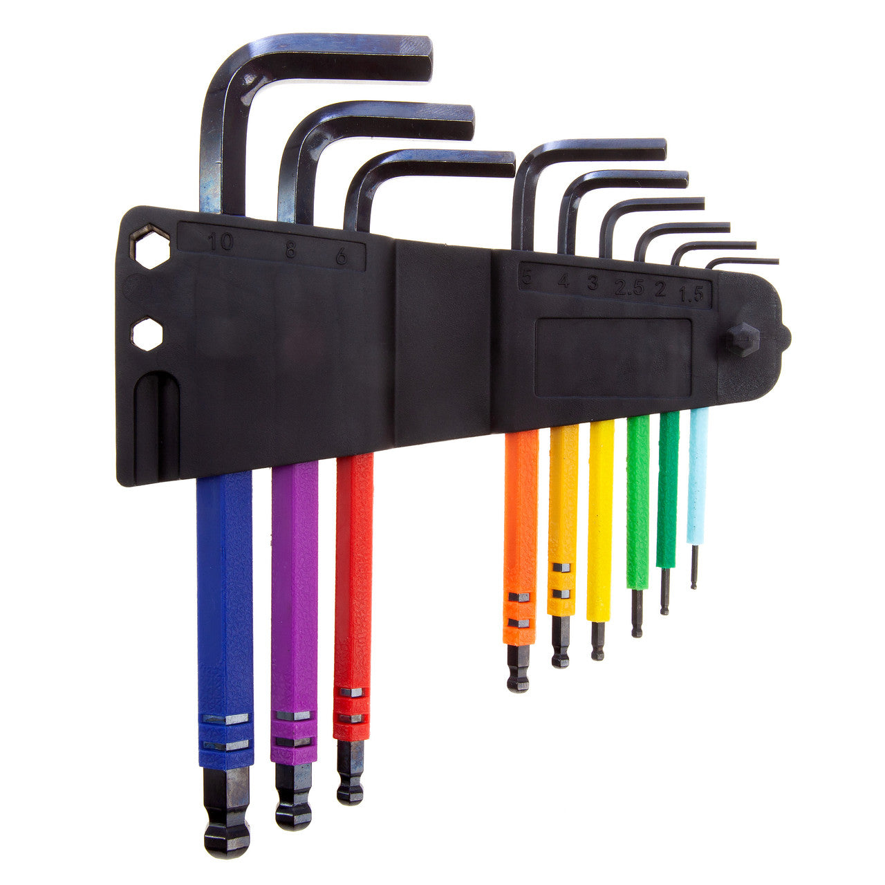 XTrade Long Arm Ball End Hex Key Set 9 Piece Colour Coded X0900210