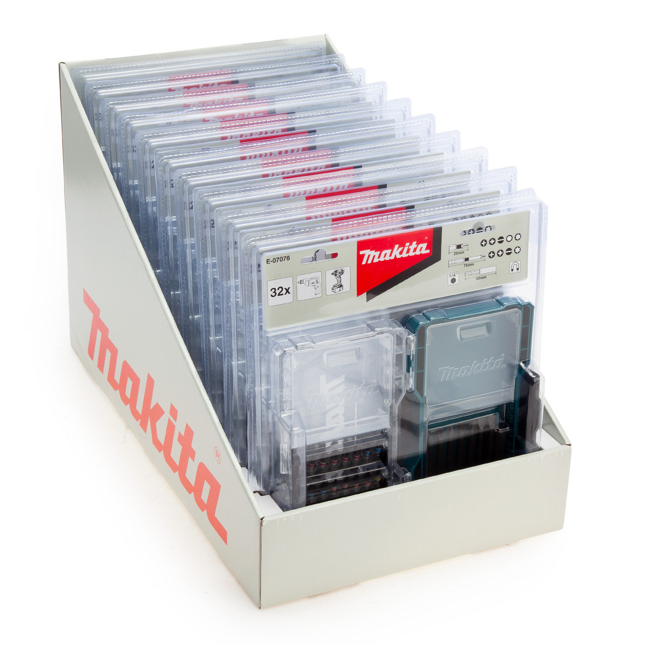 Makita Assorted Screwdriver Bit Set 32 Piece 25mm And 75mm Long E-07076