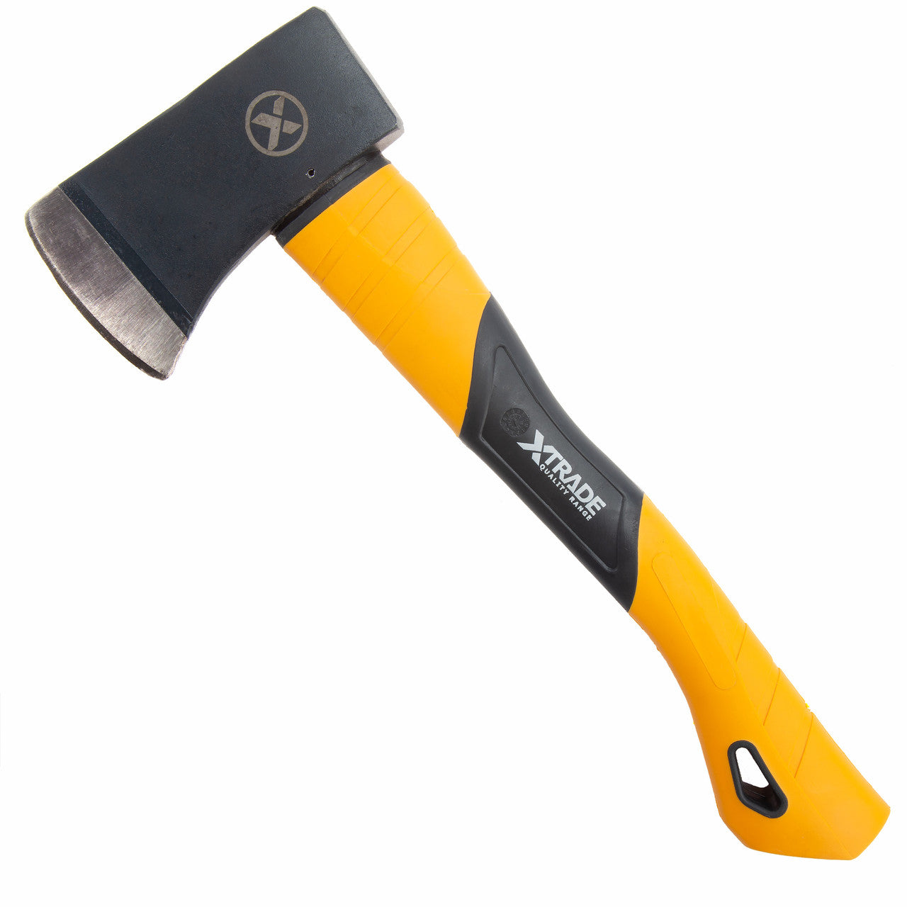 XTrade Hand Axe 1.25lb 0.6kg Fibreglass Handle Size 36 x 14 x 2.5cm X0900171
