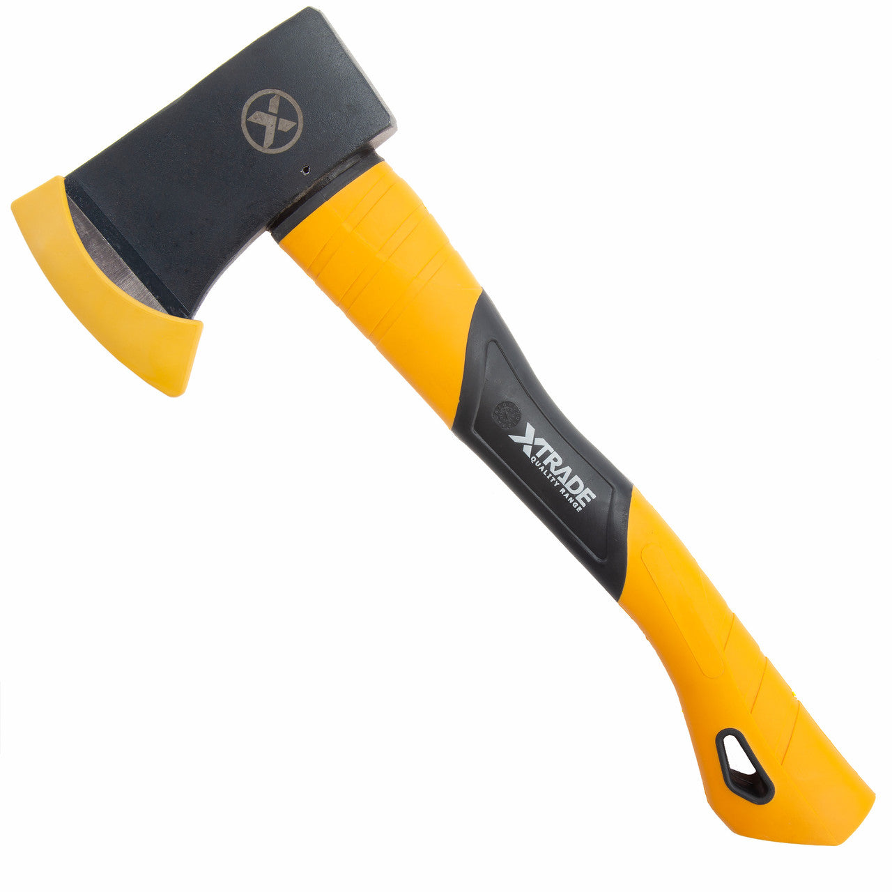 XTrade Hand Axe 1.25lb 0.6kg Fibreglass Handle Size 36 x 14 x 2.5cm X0900171