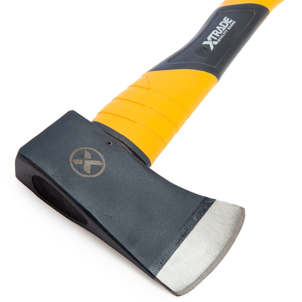 XTrade Hand Axe 1.25lb 0.6kg Fibreglass Handle Size 36 x 14 x 2.5cm X0900171