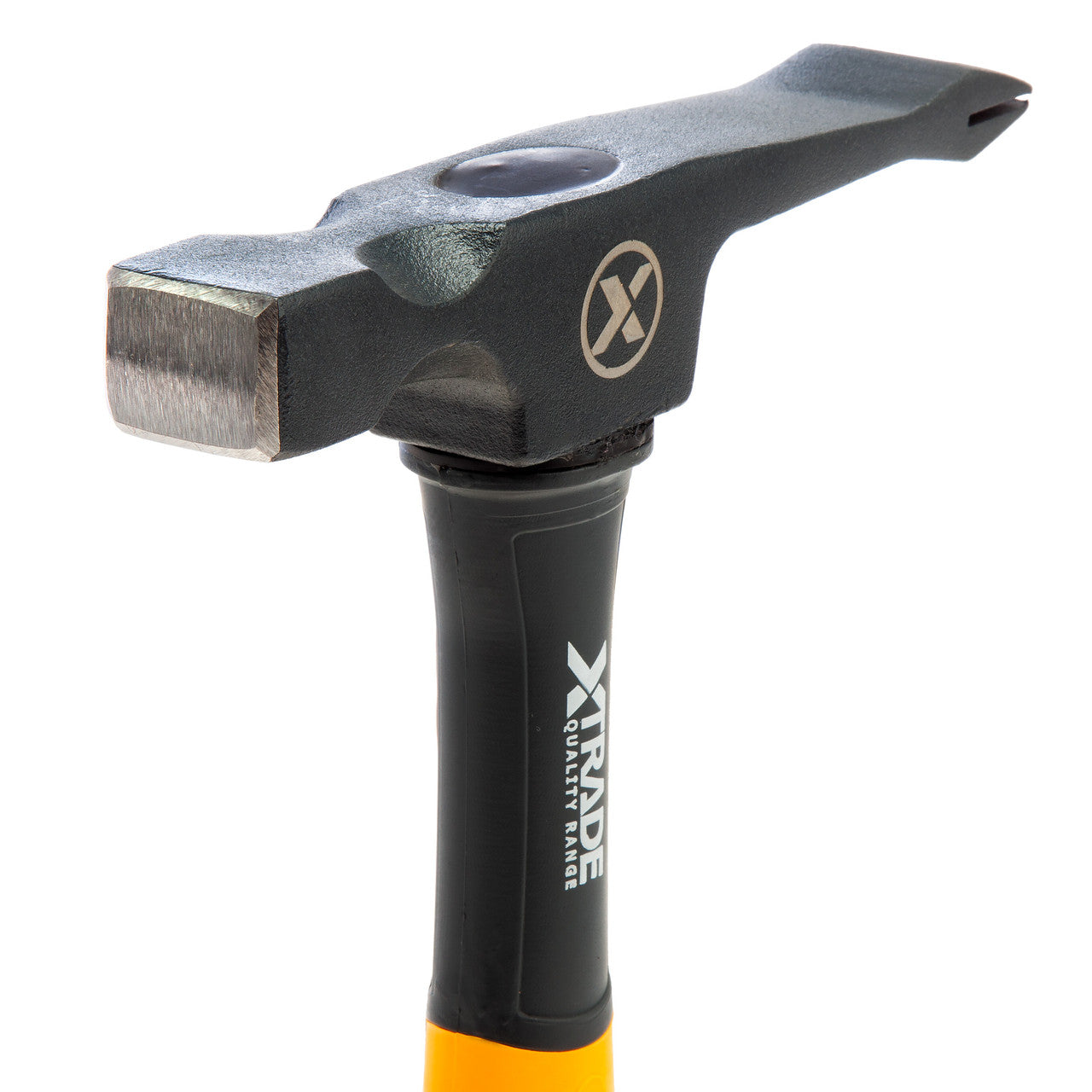 XTrade Brick & Scutch Hammer 28oz Textured Grip Handle Hardened Square X0900159