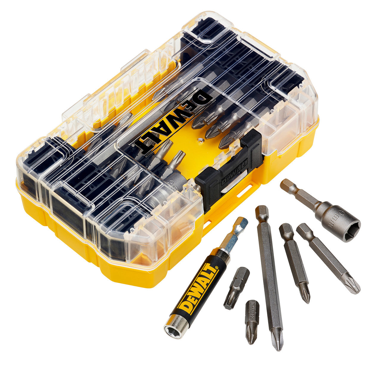 Dewalt Screwdriving Bit Set 40 Piece Mixed 1/4" Hex Drive DT70702
