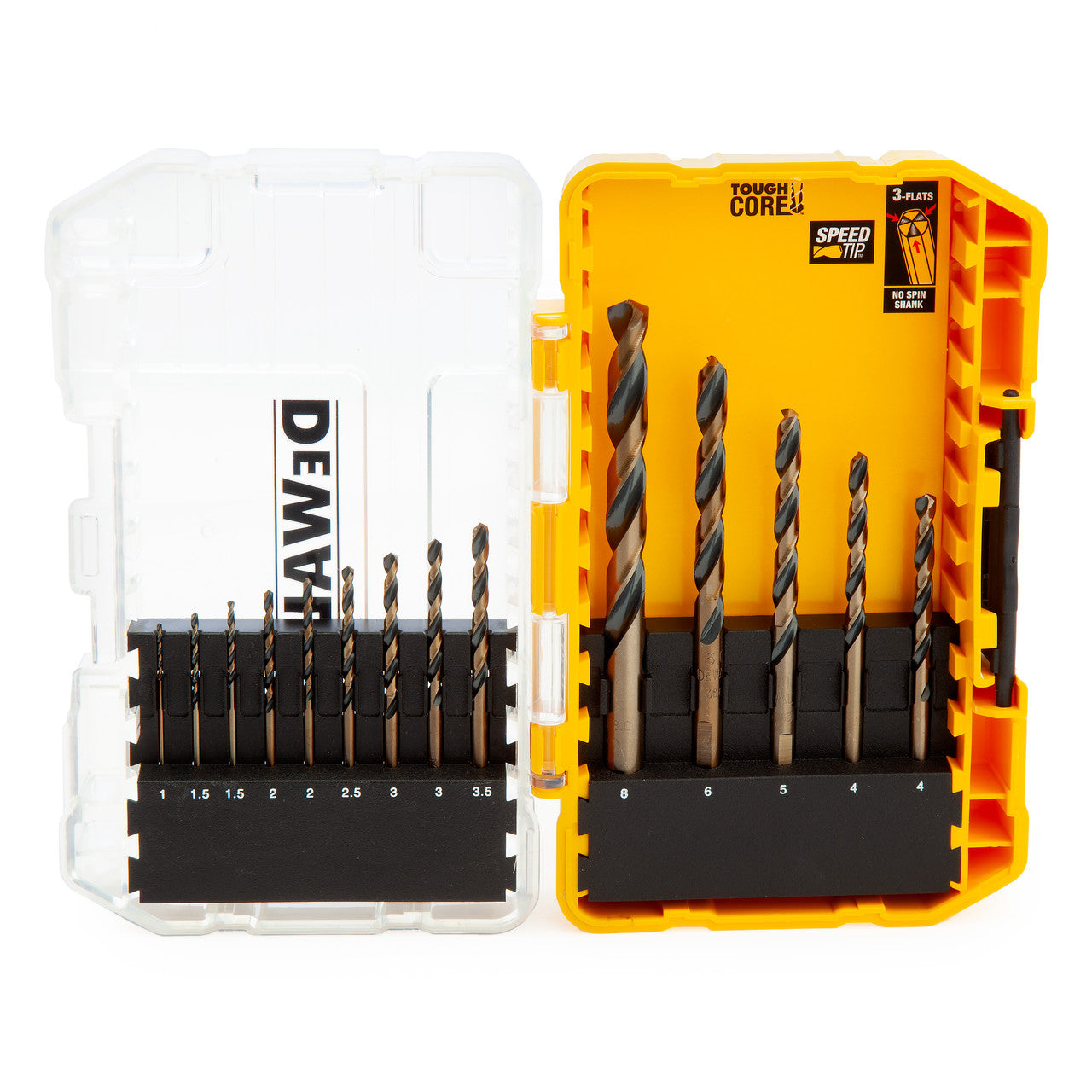 Dewalt Black And Gold Metal Drilling Set in Connectable Case 14 Piece DT70727