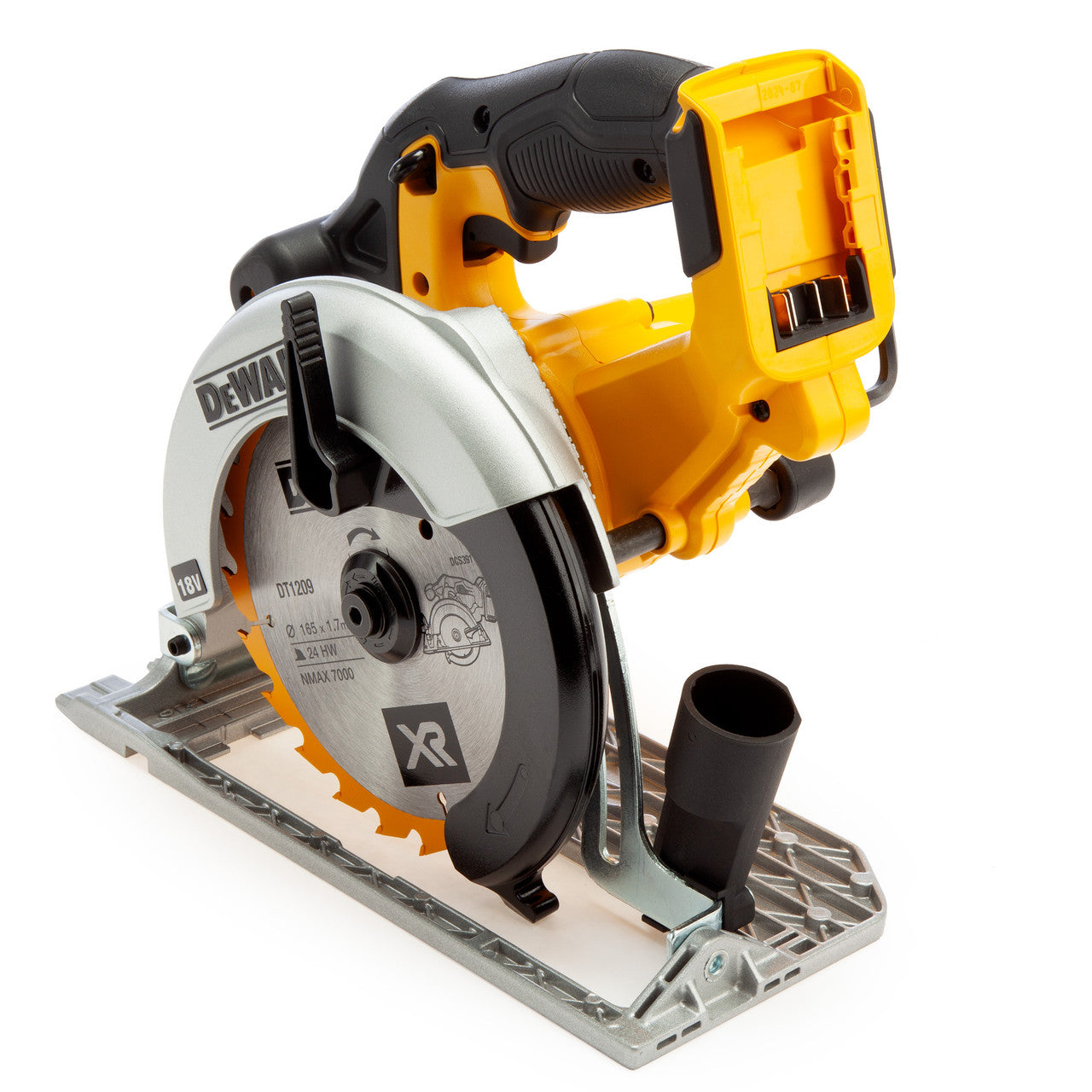 Dewalt 18V XR 165mm Circular Saw Body Only Keyless Adjustments DCS391N