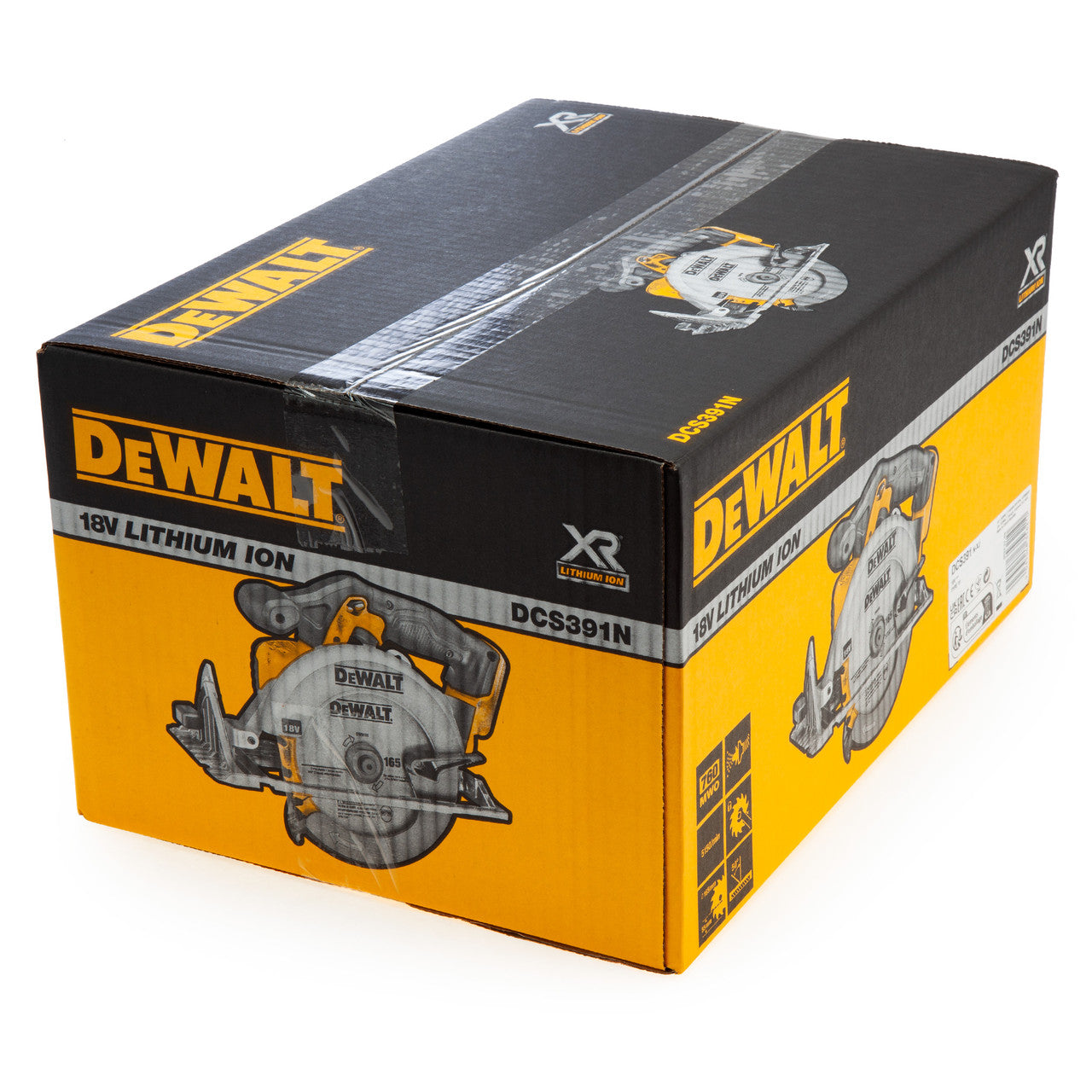 Dewalt 18V XR 165mm Circular Saw Body Only Keyless Adjustments DCS391N