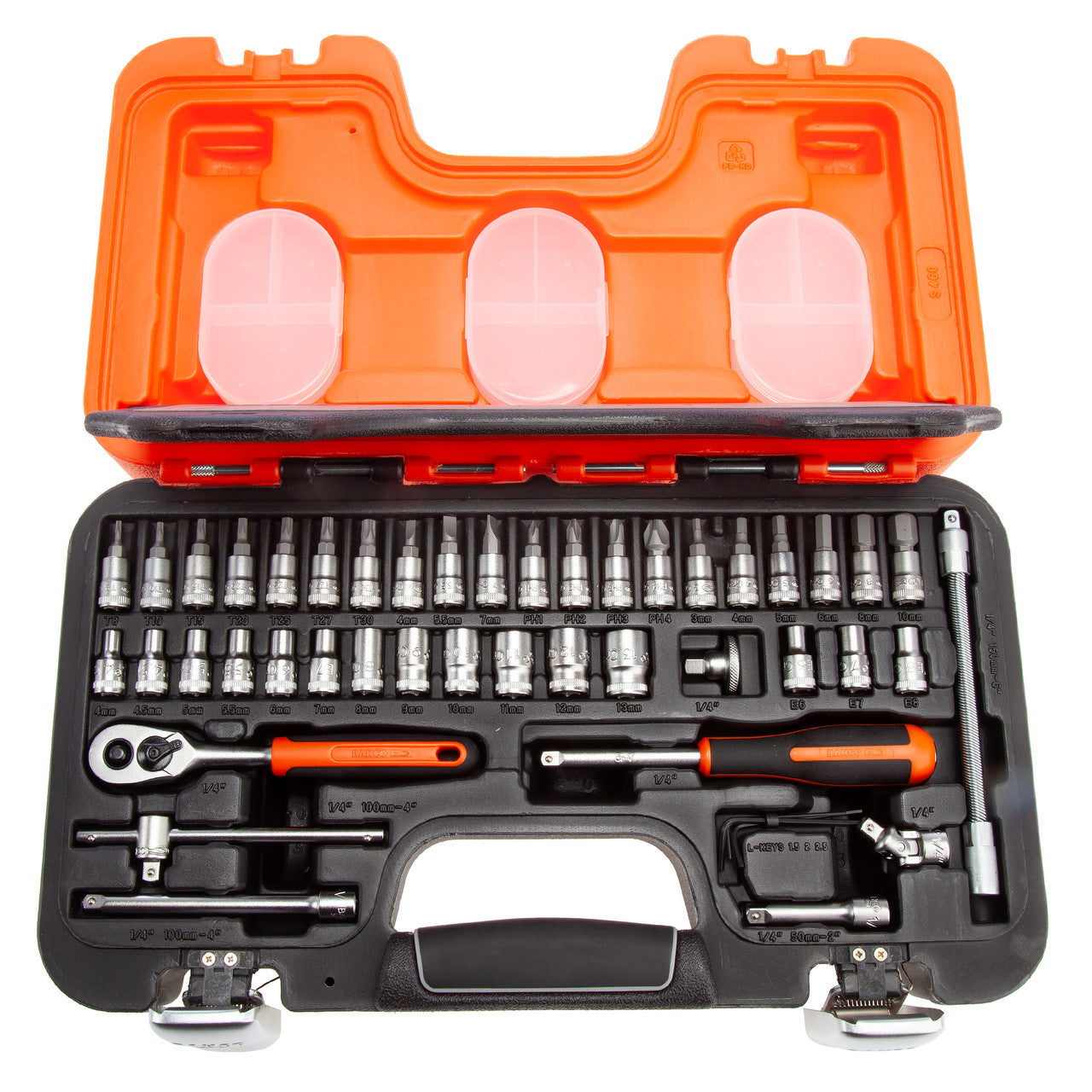 Bahco S460 Bit and Socket Set 1/4in Dynamic Drive (46 Piece)