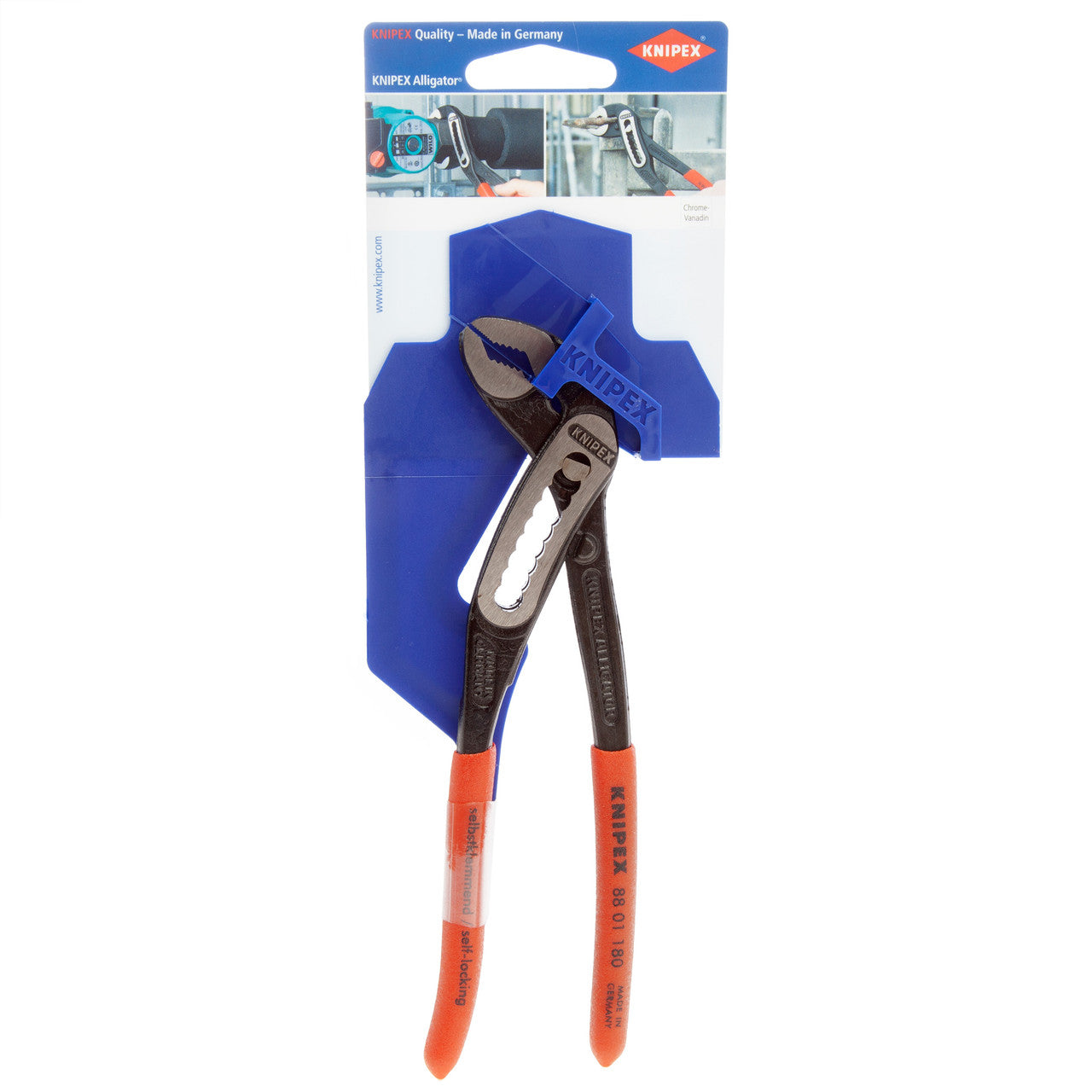 Knipex Alligator Water Pump Pliers 180mm 8801180SB