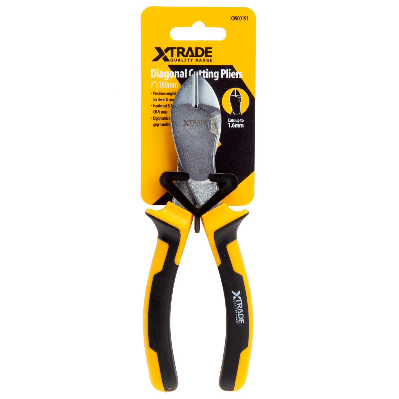 XTrade Diagonal Cutting Pliers 7" 180mm Wires Cables Plastics & Metals X0900191