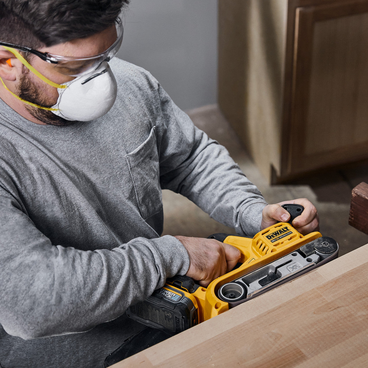 Dewalt 18V XR Belt Sander Body Only in TSTAK Box DCW220NT