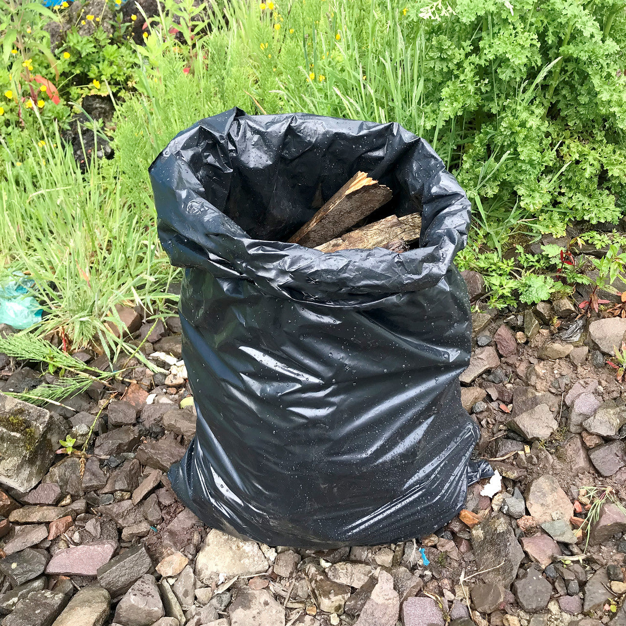 General Purpose Black Rubble Sacks 50 x 75cm (Box of 100) - Loose