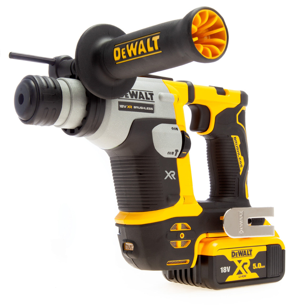 Dewalt 18V XR Brushless SDS Plus Hammer Drill (2 x 5.0Ah Batteries DCH172P2