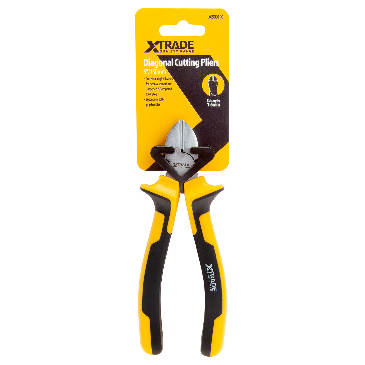 XTrade Diagonal Cutting Pliers 6" 150mm Cuts Up To 1.6mm X0900190