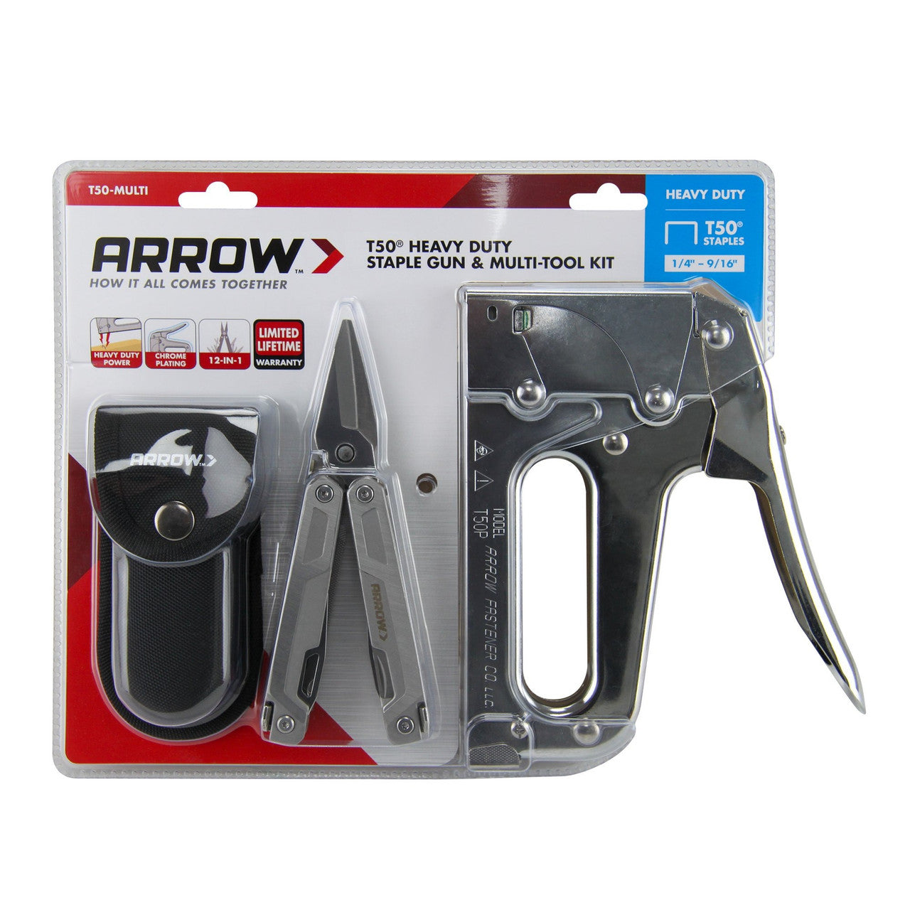 ****Arrow T50 Heavy Duty Stapler & Multi Tool Kit T50-MULTI