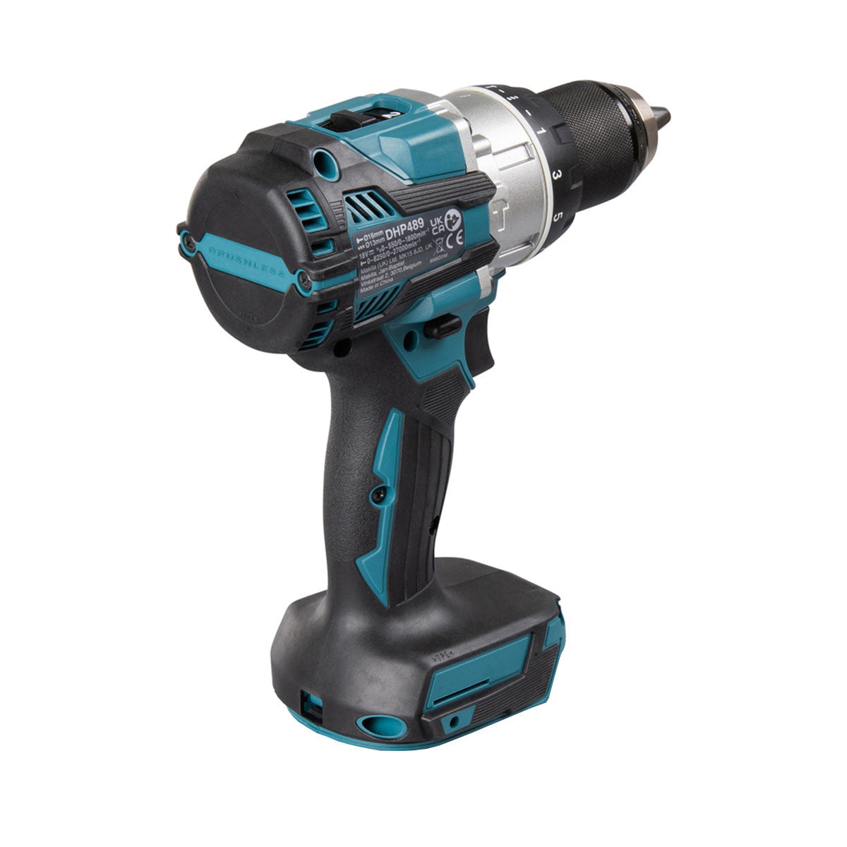 Makita 18V Brushless Combi Drill Body Only Brushless Motor 13mm Chuck DHP489Z