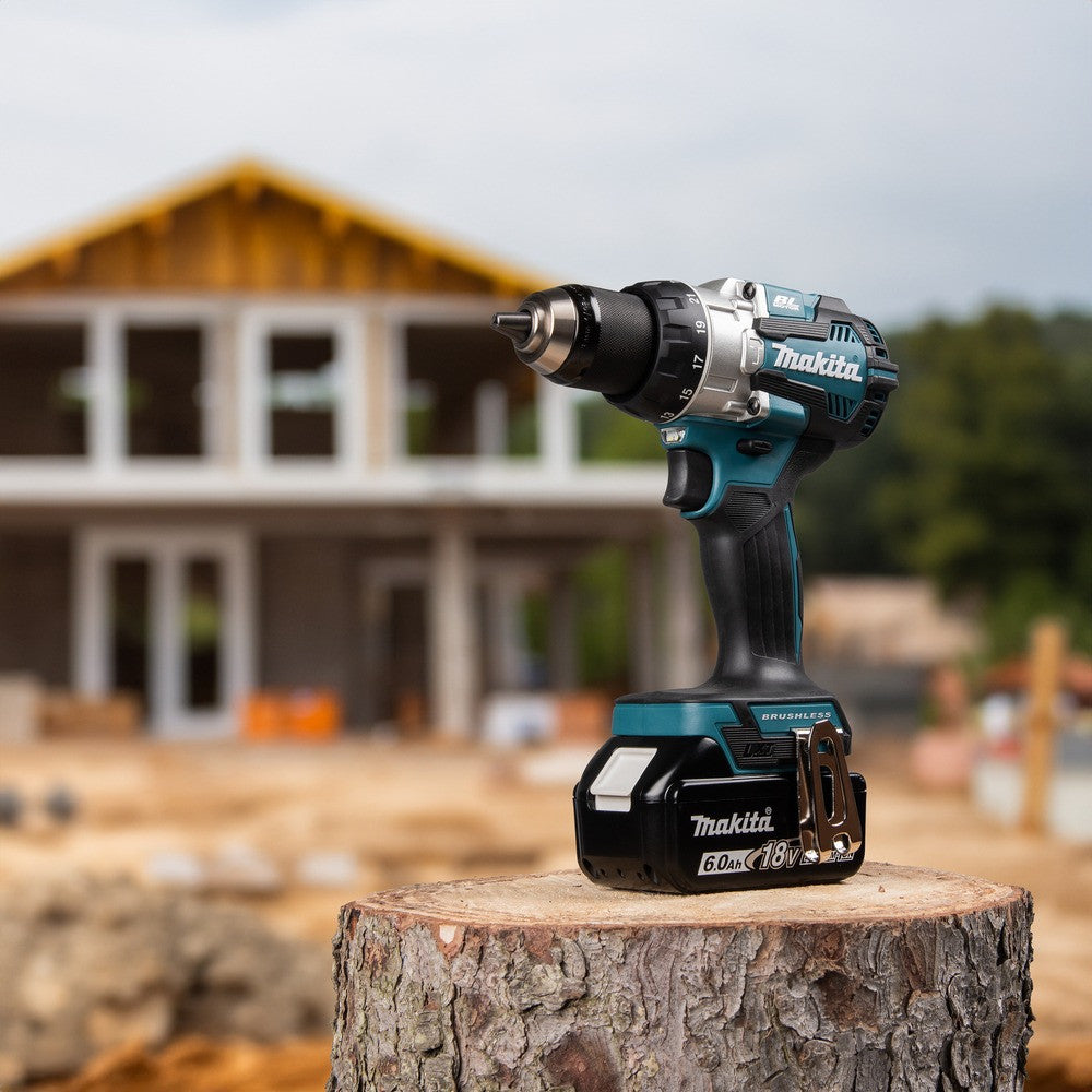 Makita 18V Brushless Combi Drill Body Only Brushless Motor 13mm Chuck DHP489Z