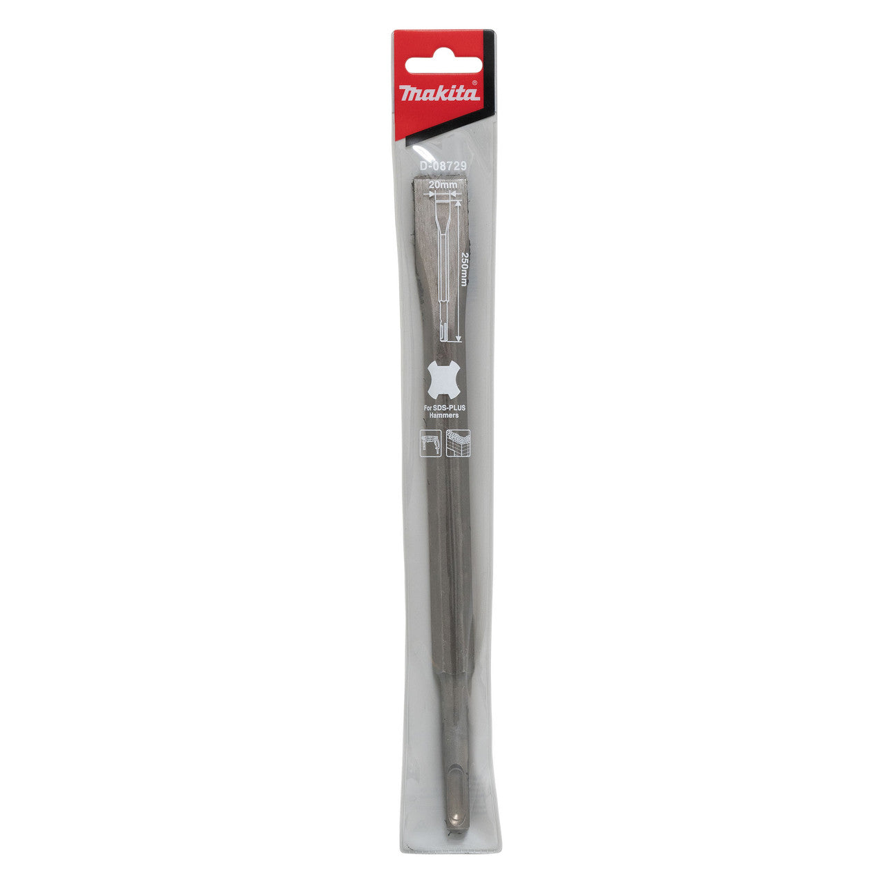 Makita D-08729 SDS+ Cold Chisel 20 x 250mm
