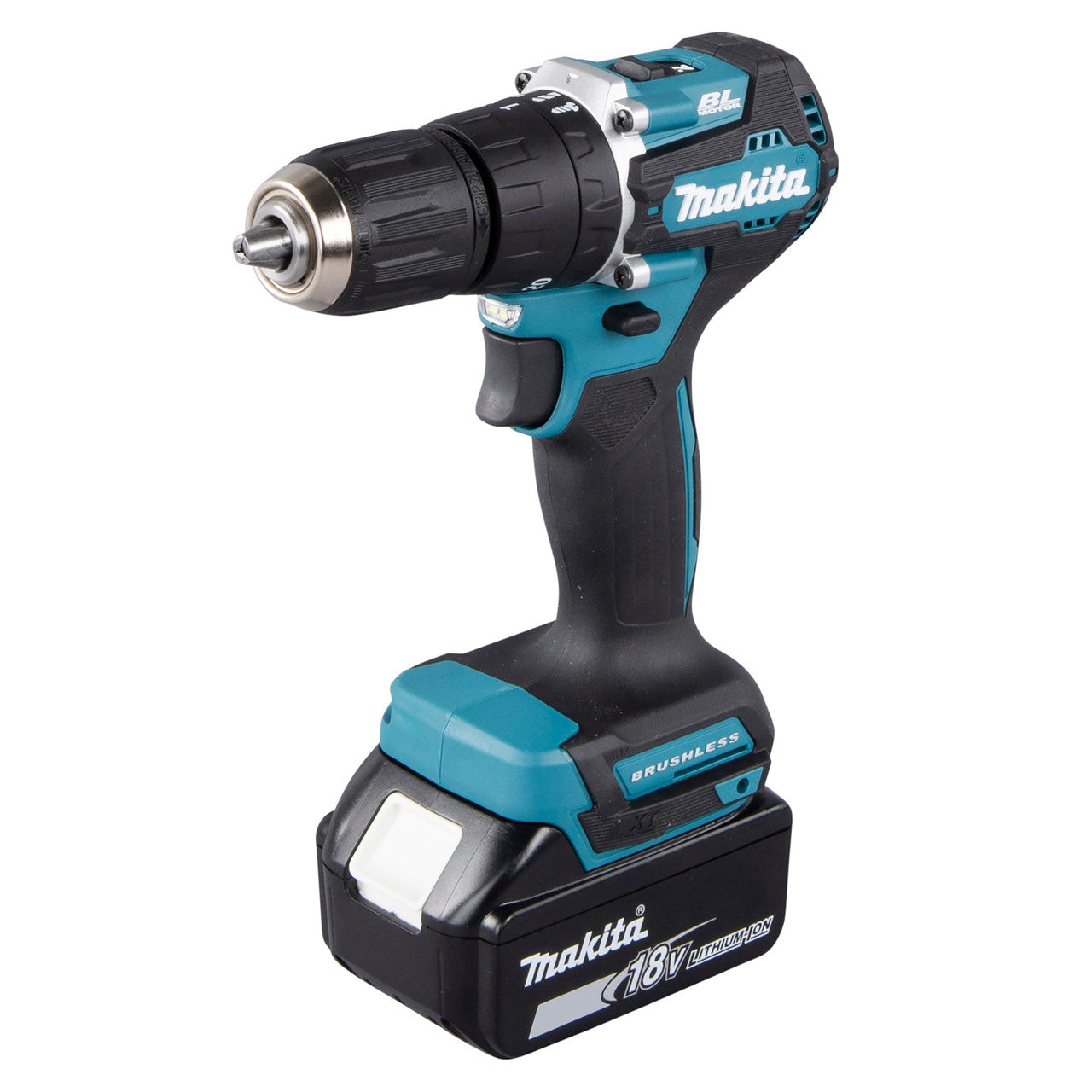 Makita 18V LXT Combi Drill 1 x 3.0Ah Battery Brushless Motor 13mm Chuck DHP487SF
