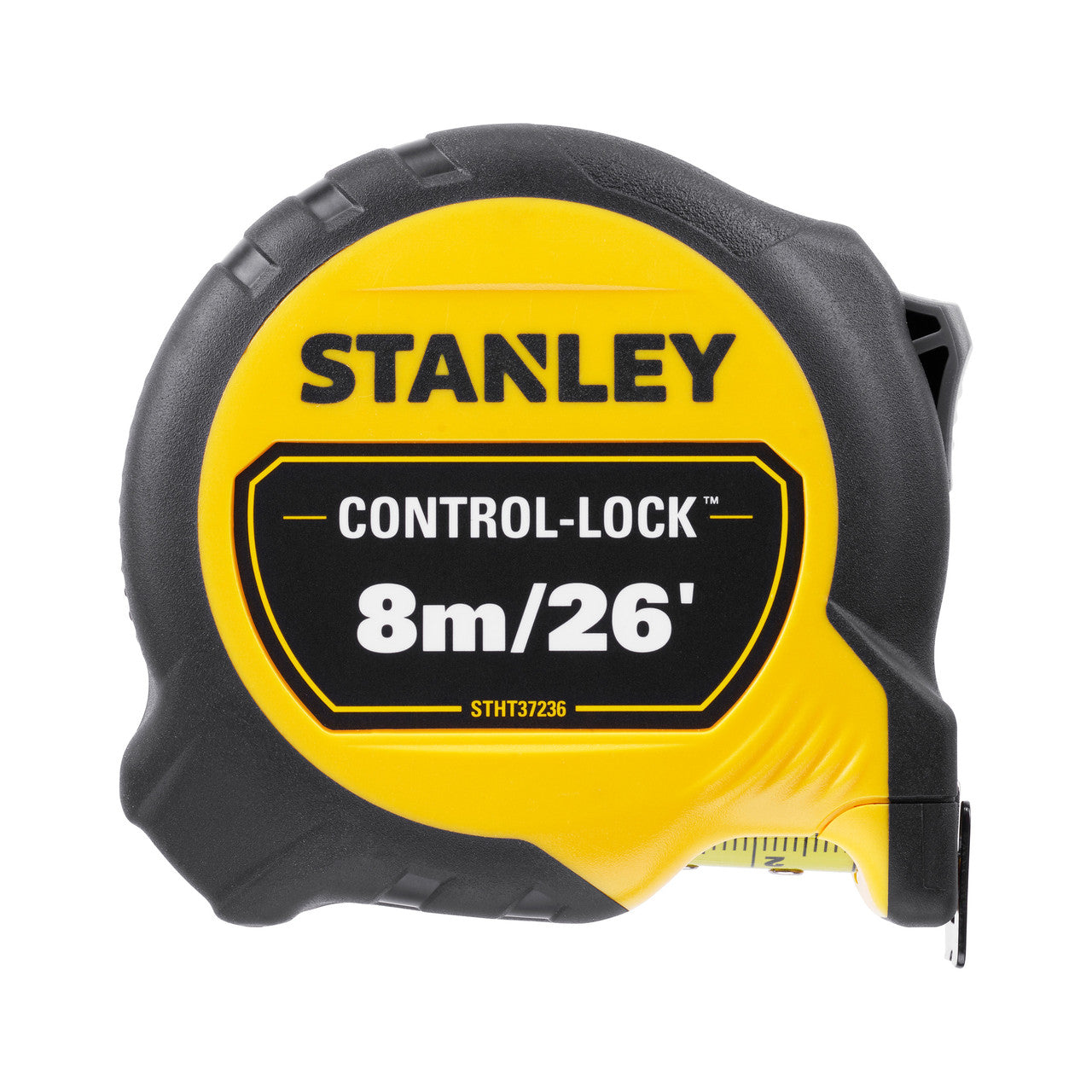 Stanley CONTROL-LOCK Tape Measure 26ft 8m Width 25mm MULTICATCH HOOK STHT37236-5