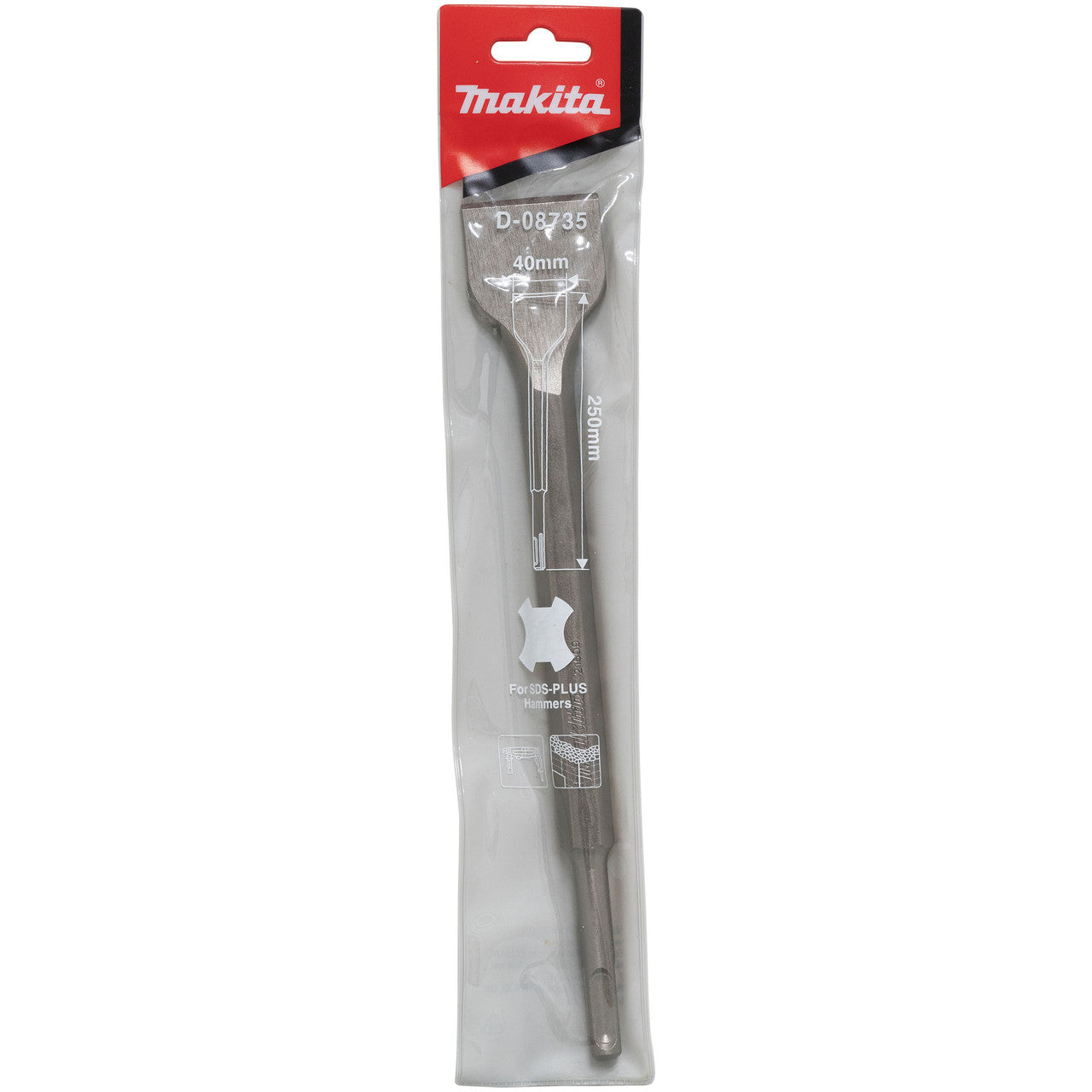Makita D-08735 SDS+ Scaling Chisel 40 × 250mm