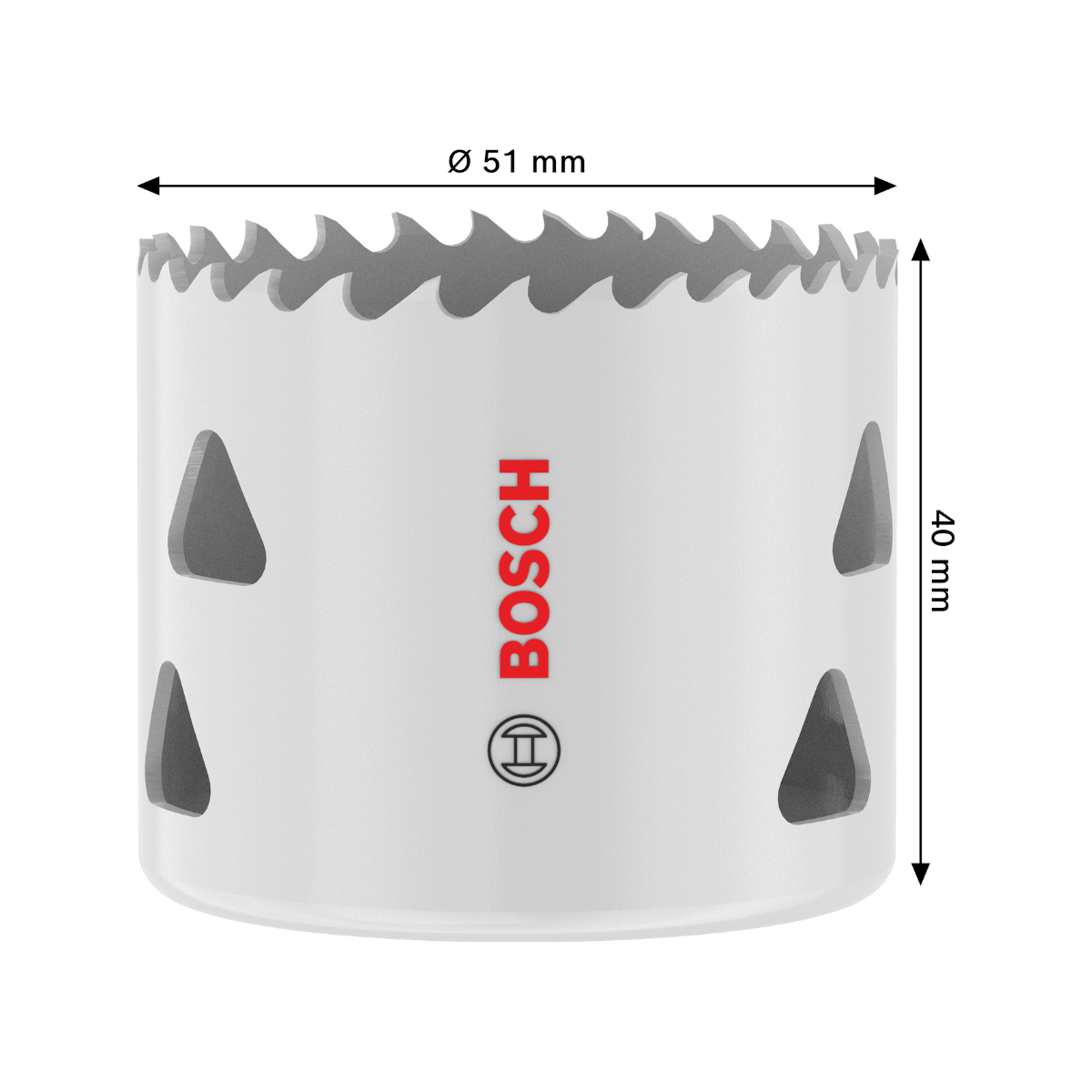 Bosch 2608594581 Multi Material Threaded Hole Saw 51 x 40mm (Replaces 2608580419)