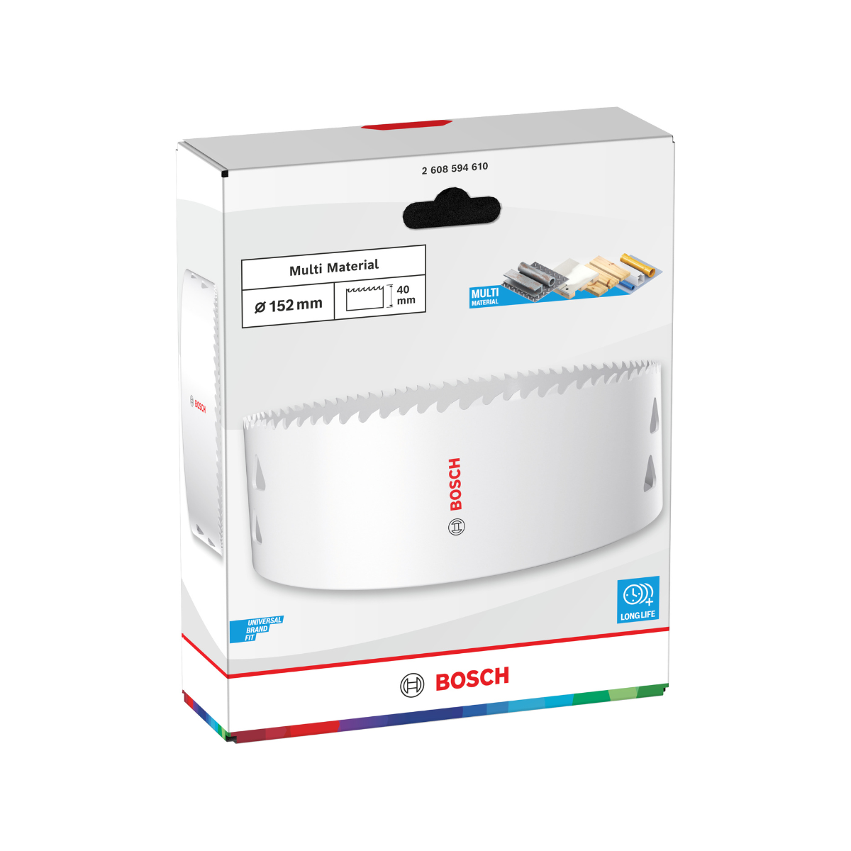 Bosch 2608594610 Multi Material Hole Saw 152 x 40mm