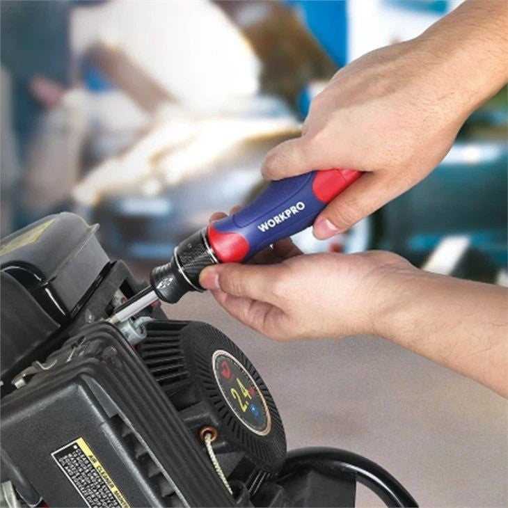 Workpro WP221055 6X-Speed Double Drive Screwdriver Set (32 Piece)