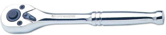 Laser Tools 1/4"D Fully Polished Quick Release Ratchet 24 Teeth Reversible 0038
