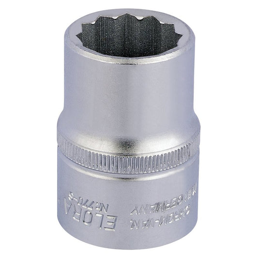 Elora 7/8" Bi-Hexagon Socket 3/4"D Chrome Plated Hardened And Tempered 00450
