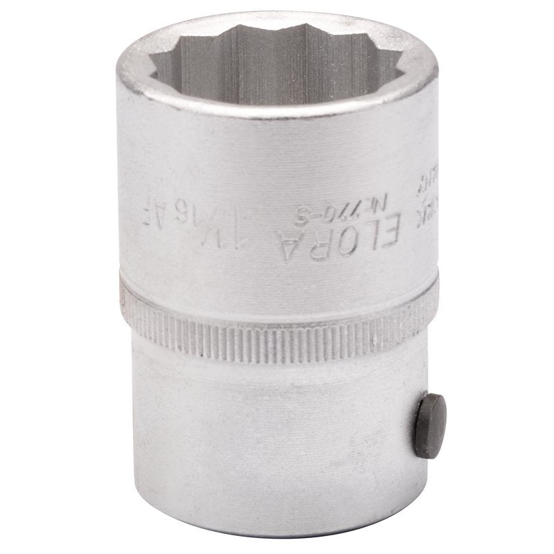 Elora 1.1/16" Bi-Hexagon Socket 3/4"D Chrome Plated Hardened And Tempered 00484