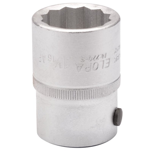 Elora 1.1/16" Bi-Hexagon Socket 3/4"D Chrome Plated Hardened And Tempered 00484
