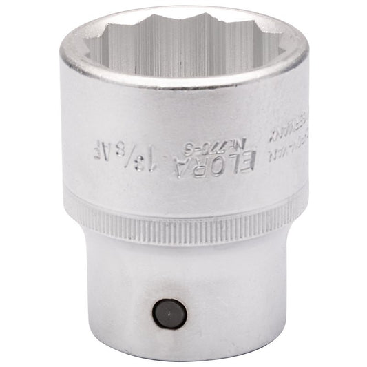 Elora 1.3/8" Bi-Hexagon Socket 3/4"D Chrome Plated Hardened And Tempered 00533