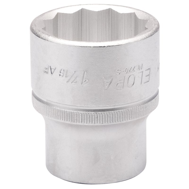 Elora 1.7/16" Bi-Hexagon Socket 3/4"D Chrome Plated Hardened And Tempered 00541