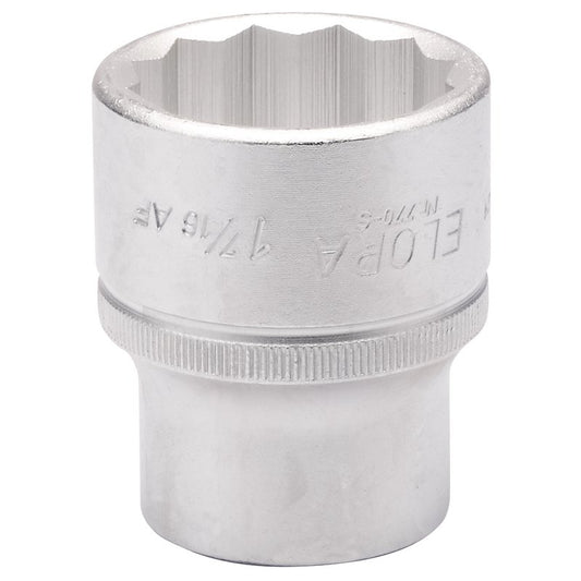 Elora 1.7/16" Bi-Hexagon Socket 3/4"D Chrome Plated Hardened And Tempered 00541
