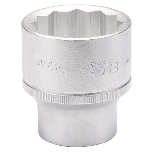 Elora 1.5/8" Bi-Hexagon Socket 3/4"D Chrome Plated Hardened And Tempered 00575