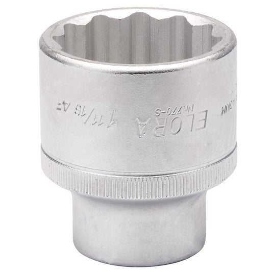 Elora 1.11/16" Bi-Hexagon Socket 3/4"D Chrome Plated Hardened And Tempered 00583