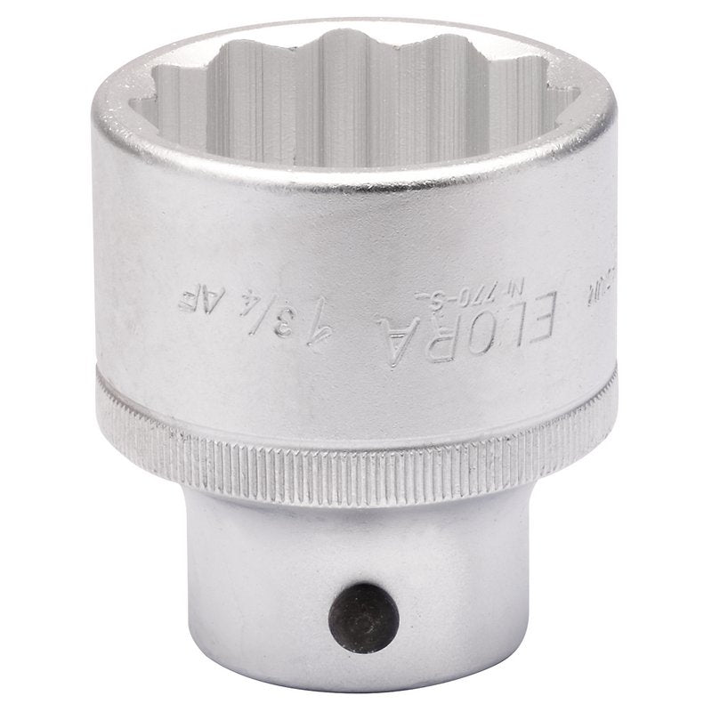 Elora 1.3/4" Bi-Hexagon Socket 3/4"D Chrome Plated Hardened And Tempered 00591