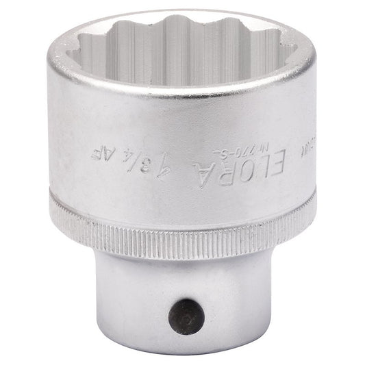 Elora 1.3/4" Bi-Hexagon Socket 3/4"D Chrome Plated Hardened And Tempered 00591