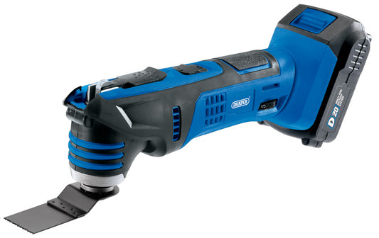 Draper D20 20V Oscillating Multi-Tool 1 x 2.0Ah Battery 1 x Charger 00595