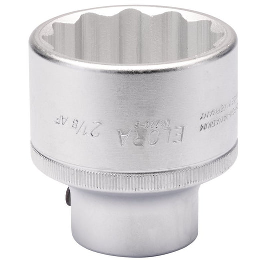 Elora 2.1/8" Bi-Hexagon Socket 3/4"D Chrome Plated Hardened And Tempered 00640