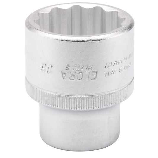 Elora 36mm 3/4"D Bi-Hexagon Socket Standard Length Chrome Plated 00799